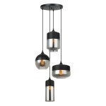 Molina - Lampa wisząca MDM-4364/4 BK+SG
