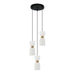 Monza - Lampa wisząca PND-57602-3-BK+BRO