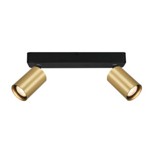 Nesto – Lampa sufitowa SPOT SPL-23436-2-BK-GD
