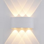 Ortelo - Kinkiet ogrodowy OWL-451-3-WH