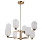 Perano - Lampa wisząca PND-4215-8A-HBR-SAT