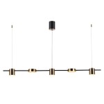 Remdal - Lampa wisząca PND-16374-5-BK-3K