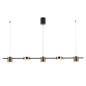 Remdal - Lampa wisząca PND-16374-5-BK-3K