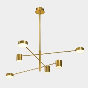 Remdal - Lampa wisząca PND-16374-6-COP-GD-4K