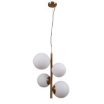 Riga - Lampa wisząca PND-44213-4-HBR