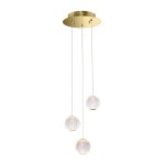 Rosario - Lampa wisząca PND-12220121-3A-GD