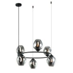 Roxane - Lampa wisząca MDM-4045-6 BK+SG