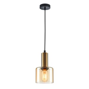 Santia - Lampa wisząca PND-65342-1-BRO+AMB