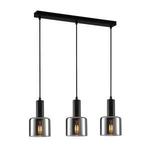 Santia - Lampa wisząca PND-65342-3-BK+SG