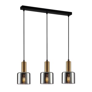 Santia - Lampa wisząca PND-65342-3-BRO+SG