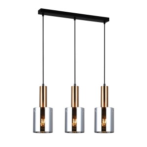Sardo - Lampa wisząca PND-5581-3-BRO+SG