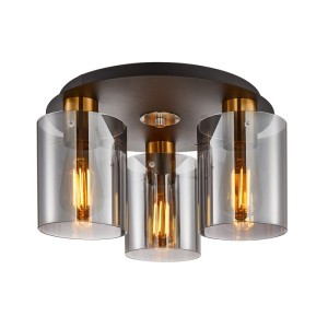 Lampa sufitowa Sardo SPL-5581-3SC-BRO-SG