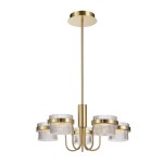Tiara - Lampa wisząca PND-77362-5-40W-GD