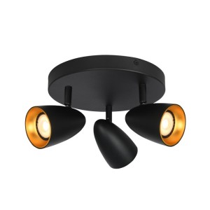 Lampa spot Tino SPL-36748-3R-BK-GD