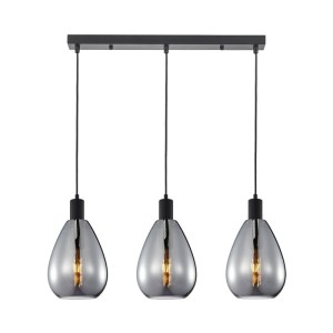 Zulo - Lampa wisząca PND-27812-3-BK-SG
