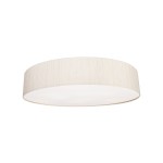 Lampa sufitowa plafon z abażurem TURDA VII biały/srebrny  8958