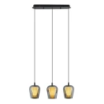 Lampa Wisząca Keso 3xLED czarna PL0141-3