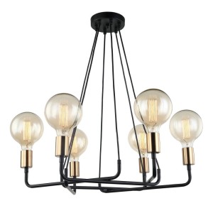 Betty - Lampa wisząca MDM-3901/6 BK+BRO