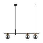 Bletter - Lampa wisząca PND-5225-3-BK-SG