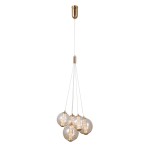 Butero lampa wisząca PND-34359-5-HBR-AMB