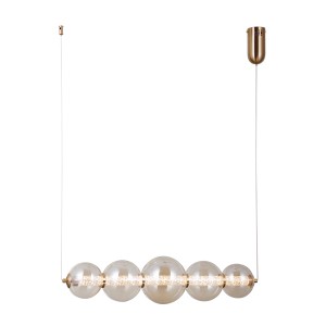 Butero lampa wisząca PND-34359-5H-HBR-AMB