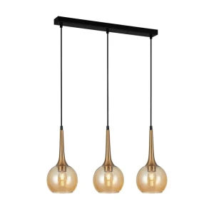 Favera - Lampa wisząca PND-42361-3-BRO-AMB
