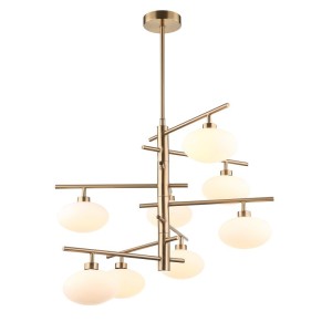 Fiorenzo - Lampa wisząca MDM3661-8 BRO+W