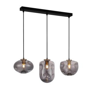 Hatella - Lampa wisząca PND-112038-3-BRO+SG