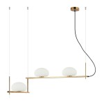 Kernio - Lampa wisząca PND-357783-BRO+W