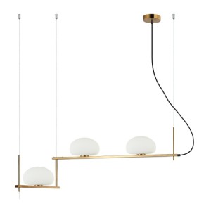 Kernio - Lampa wisząca PND-357783-BRO+W
