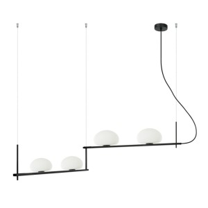 Kernio - Lampa wisząca PND-357784-BK+W