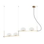 Kernio - Lampa wisząca PND-357784-BRO+W