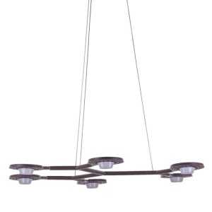 Kresyda - Lampa wisząca AD16014-6B DARK COFFEE