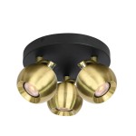 Lafin sufitowa SPL-45379-3R-BK-GD