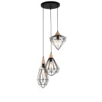 Maelle - Lampa wisząca MDM-2591/3 BK