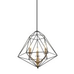 Maresmo - Lampa wisząca PEN-6369-3-BKBR