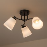 Lampa sufitowa Pafos Black 3xE27