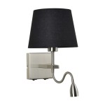 Norte - Lampa przyłóżkowa WL-1122-2-BL-SN-RO-BL