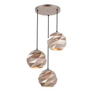 Palermo - Lampa wisząca PND-2424-3S-GD