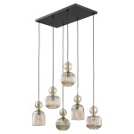 SOPHIA COGNAC LAMPA WISZĄCA 6XE14