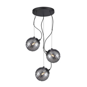 Perona - Lampa wisząca PND-92389-3A-BK