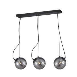 Perona - Lampa wisząca PND-92389-3L-BK