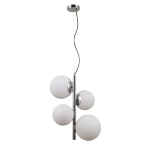 Riga - Lampa wisząca PND-44213-4B-CH