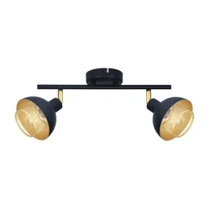 Savio lampa sufitowa SPL-27357-2-BK-GD