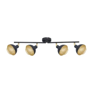 Savio lampa sufitowa SPL-27357-4-BK-GD