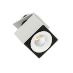 Sevilla Square Recessed 3000K - Lampa sufitowa wpuszczana SL7562/28W 3000K WH+BL