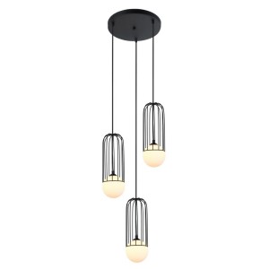 Simon - Lampa wisząca MDM-3938/3 BK