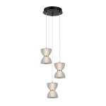 Tica - Lampa wisząca PND-83949-3-BK