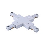 Łącznik Krzyżowy Zasilający Biały/X-Feed White 1 - fazowy