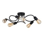 WAVE BLACK LAMPA SUFITOWA 5  E27